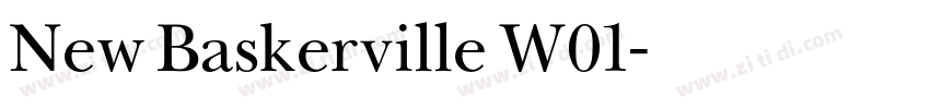 New Baskerville W01字体转换